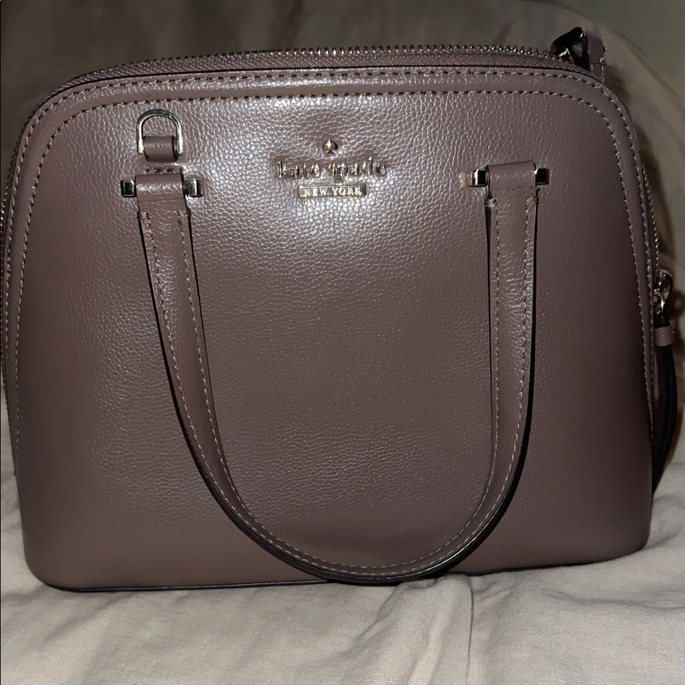 Kate Spade Taupe Satchel Bag